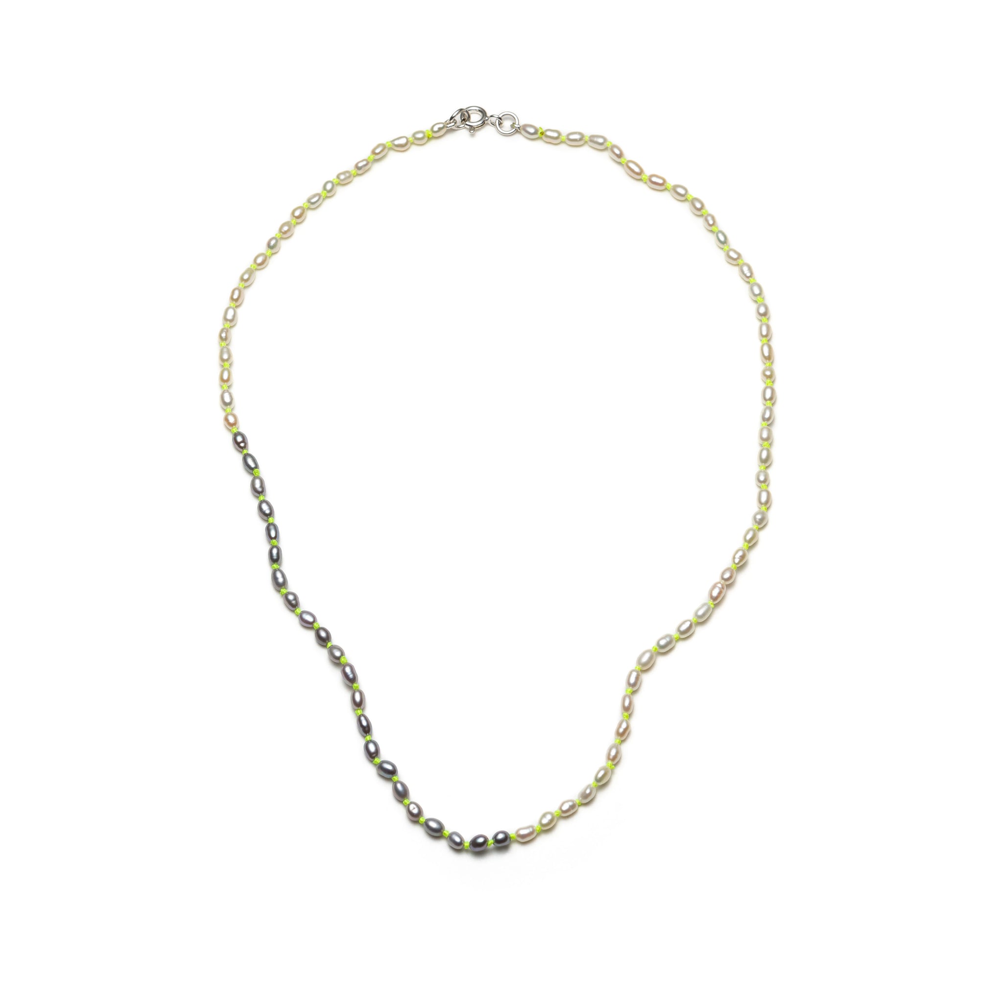 Two-tone Mini Soga Pearl Necklace