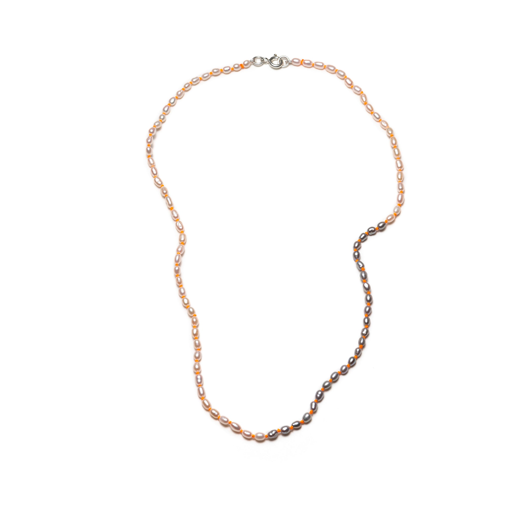 Two-tone Mini Soga Pearl Necklace