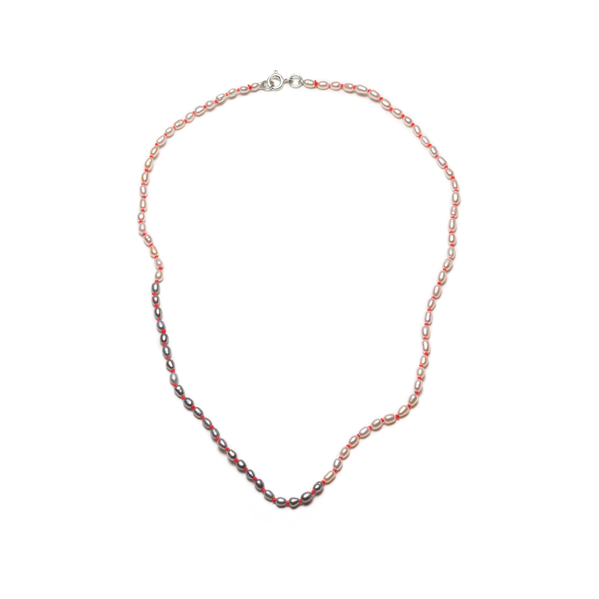 Two-tone Mini Soga Pearl Necklace